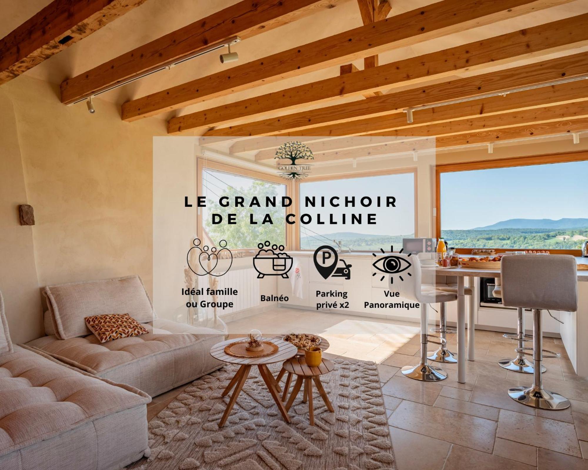 米齐格Le Grand Nichoir De La Colline - Parking - Wifi别墅 外观 照片